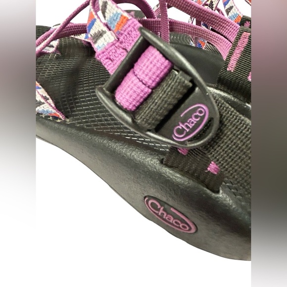 Chaco Women's Z/Cloud X2 Remix Poplin Berry Sport Outdoor Sandals Size 10 Purple - Picture 11 of 11